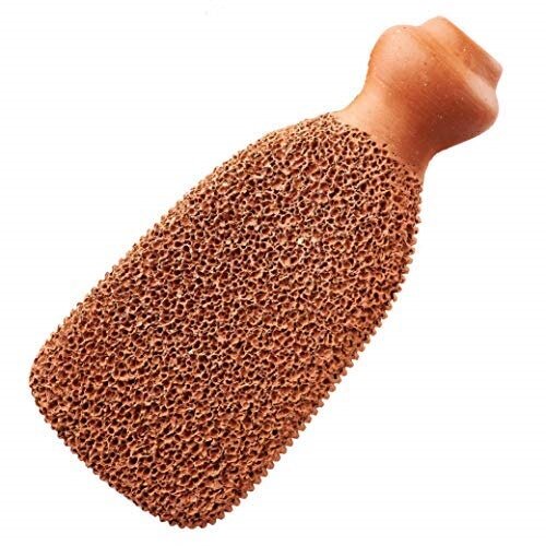 TERRA COTTA FOOT SCRUBBER PUMICE STONE FOR FEET